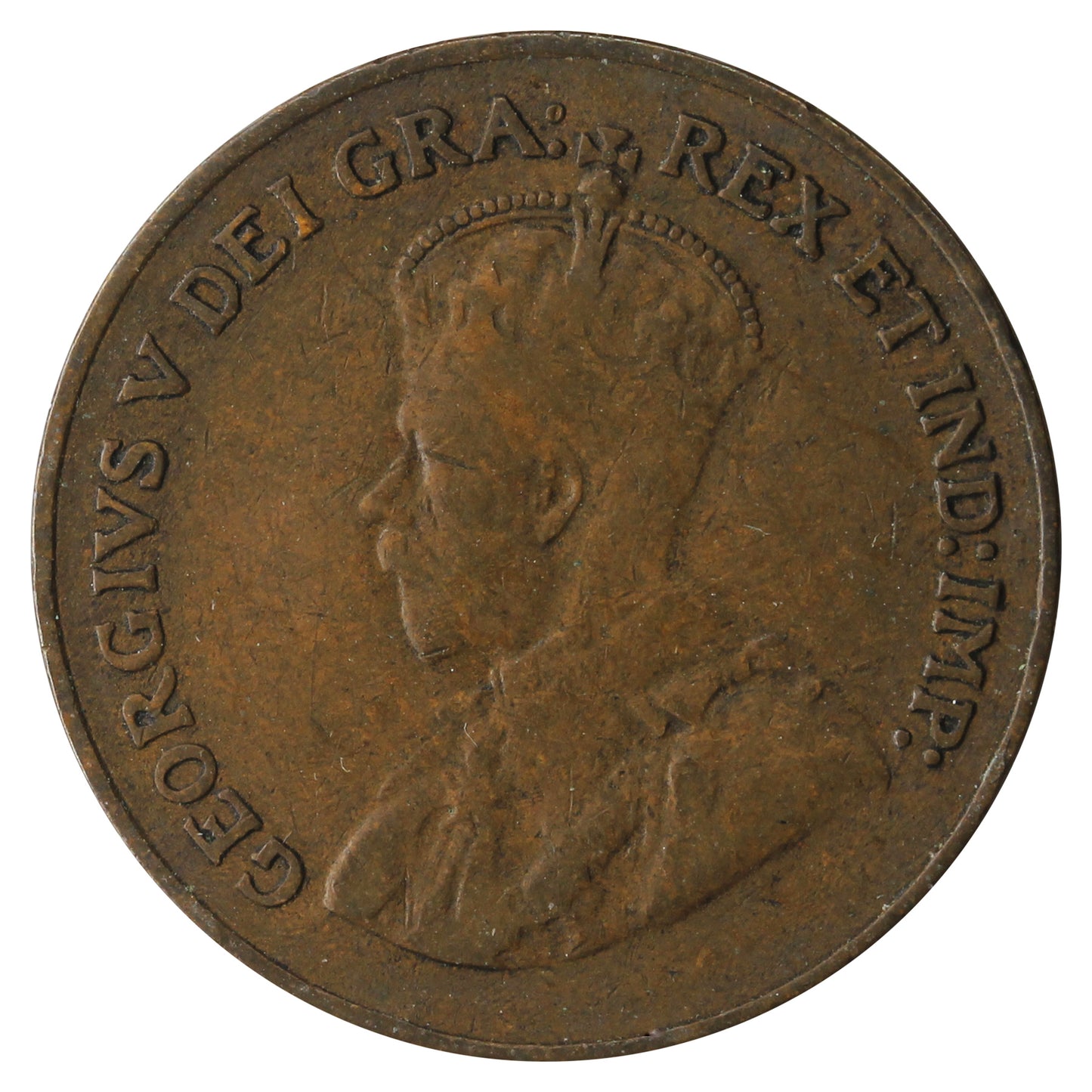 1922 Canada 1-cent F-VF (F15)