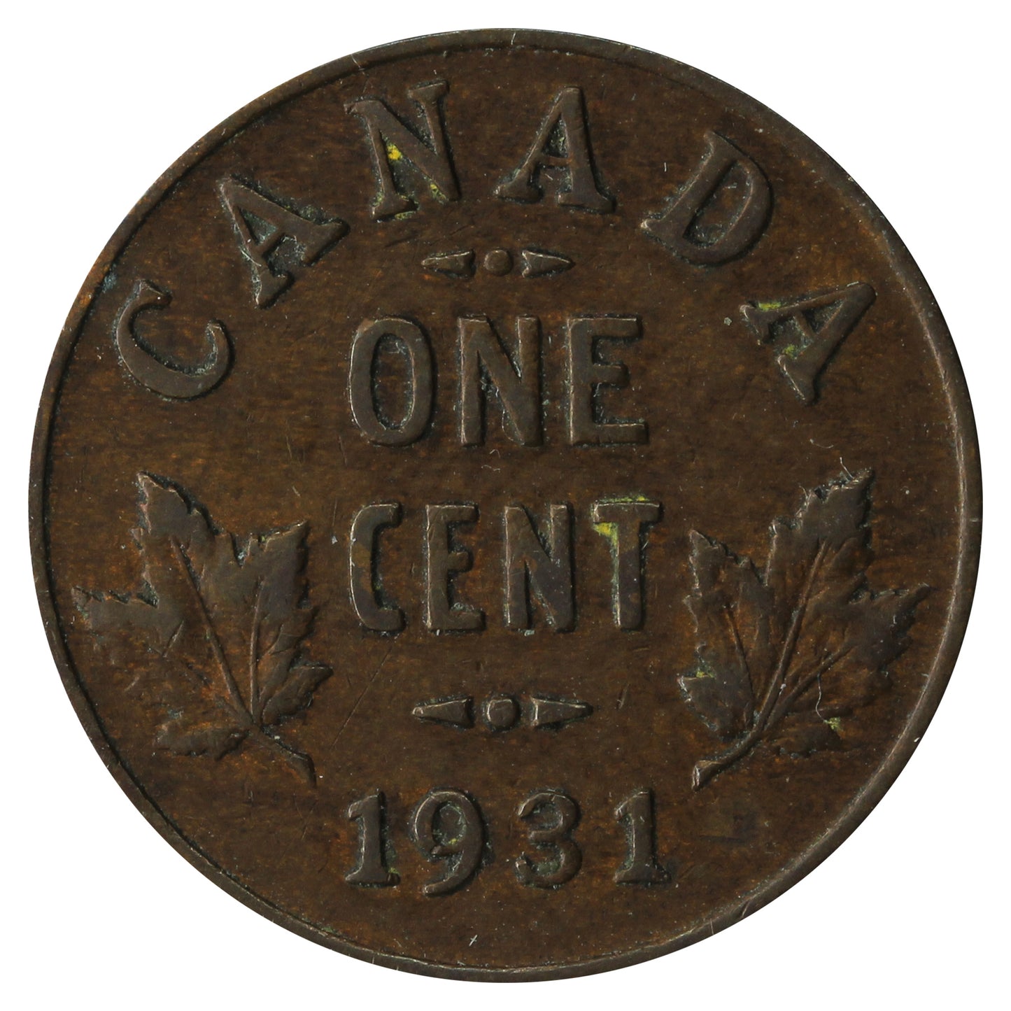 1931 Canada 1-cent F-VF (F15)