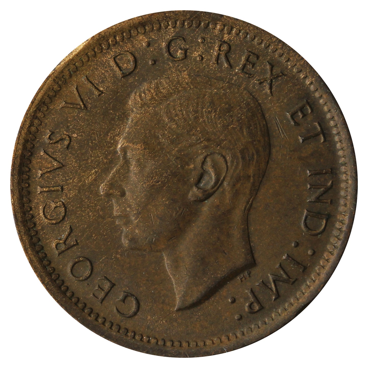 1940 Canada 1-cent Extra Fine (EF40)