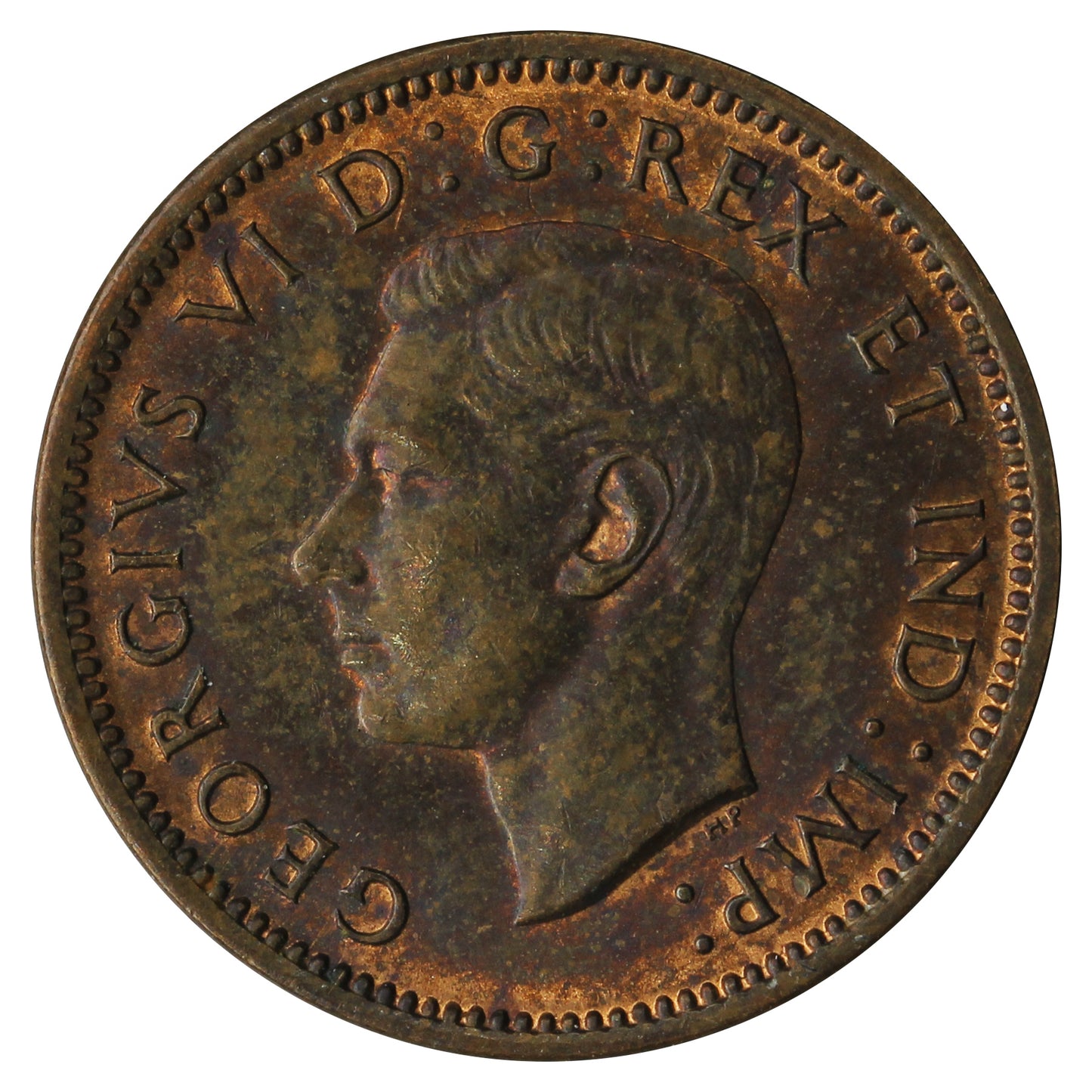 1940 Canada 1-cent AU-UNC (AU55)