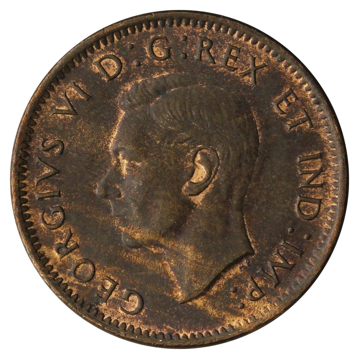 1941 Canada 1-cent EF-AU (EF45)