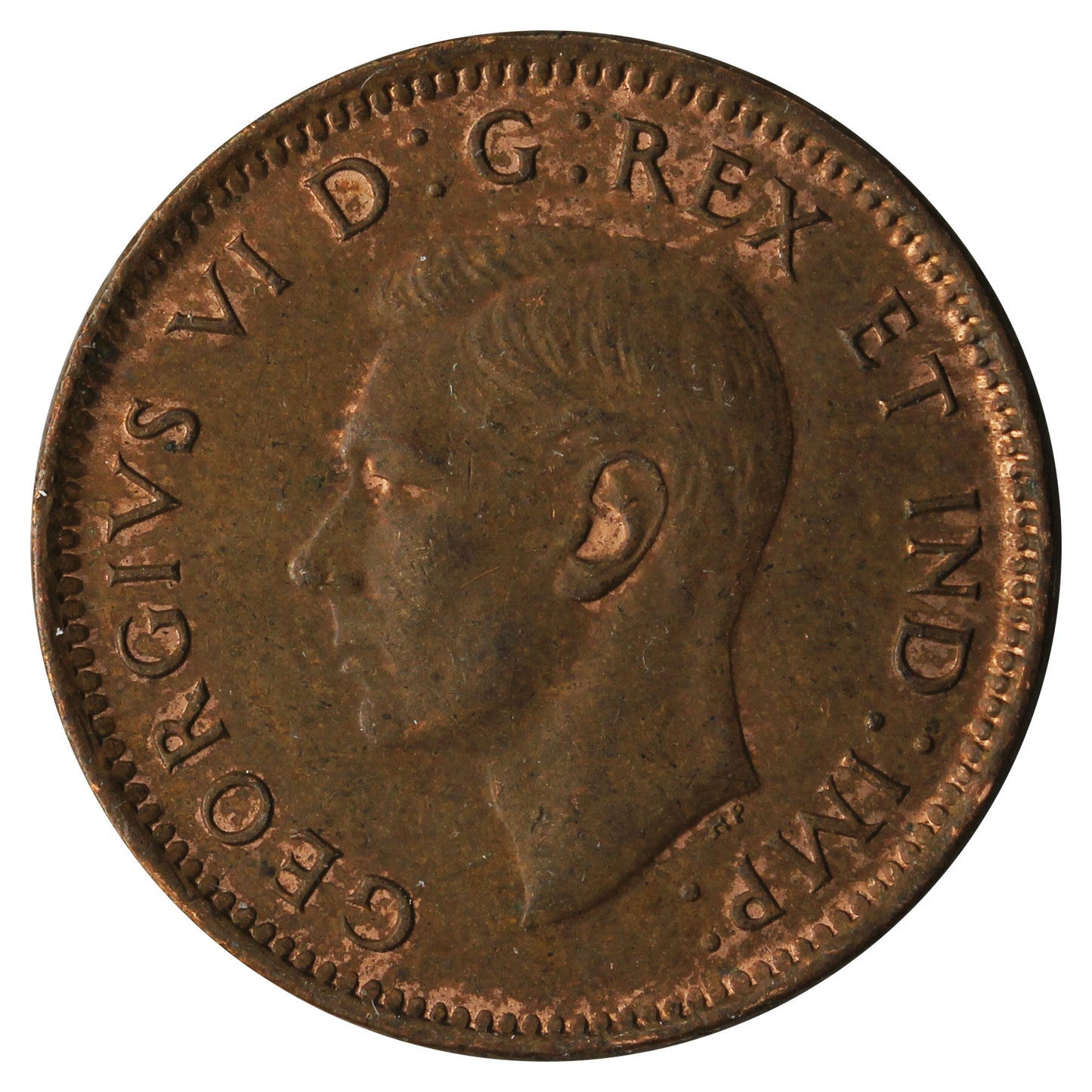 1943 Canada 1-cent EF-AU (EF45)