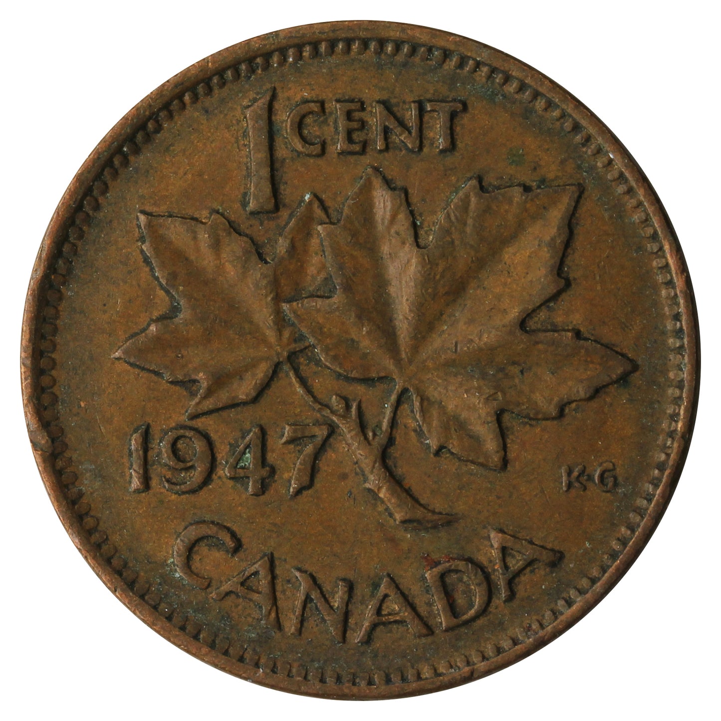 1947 Canada 1-cent Circulated