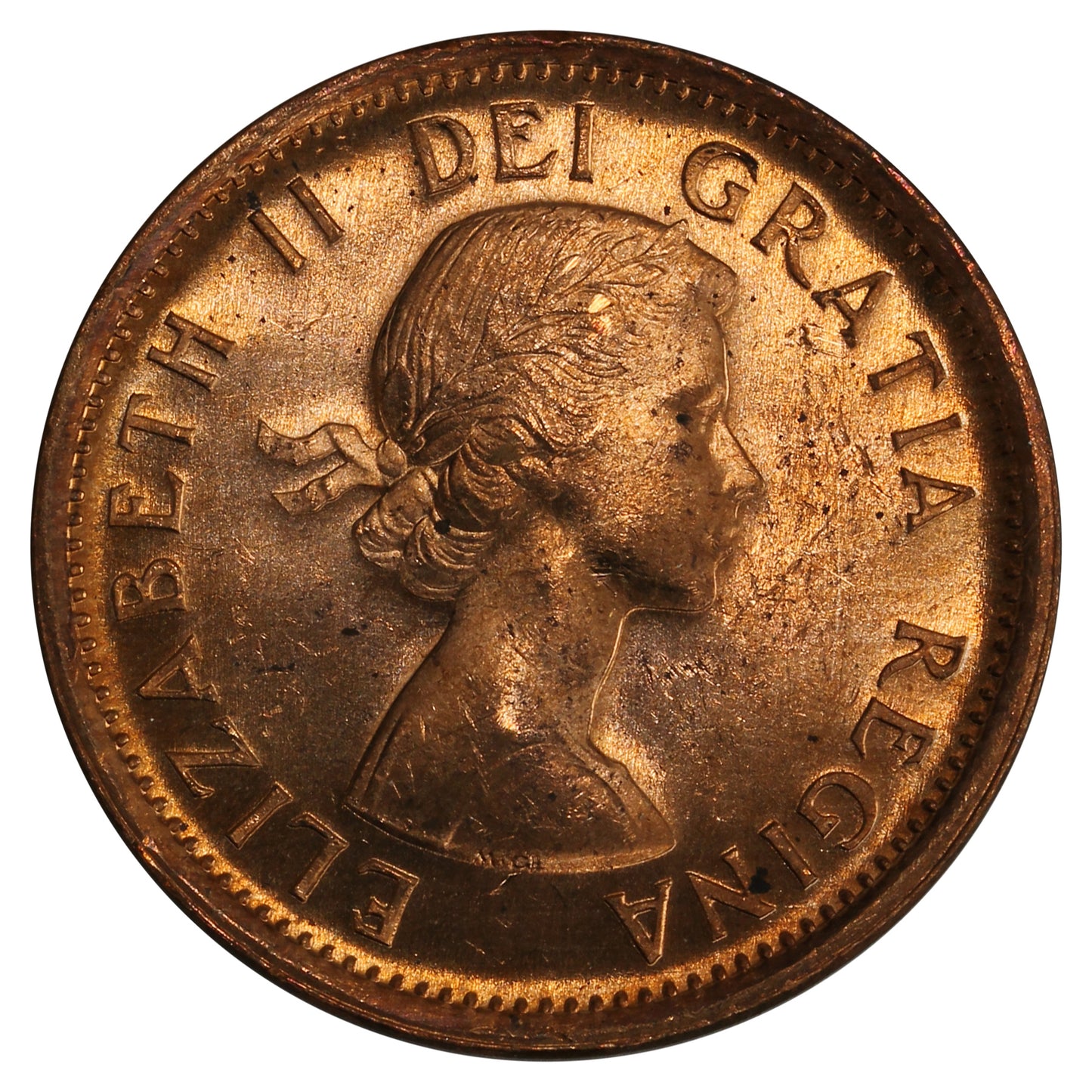 1958 Canada 1-cent Brilliant Uncirculated (MS63)