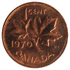 1970 Canada 1-cent ICCS Certified MS66 Red