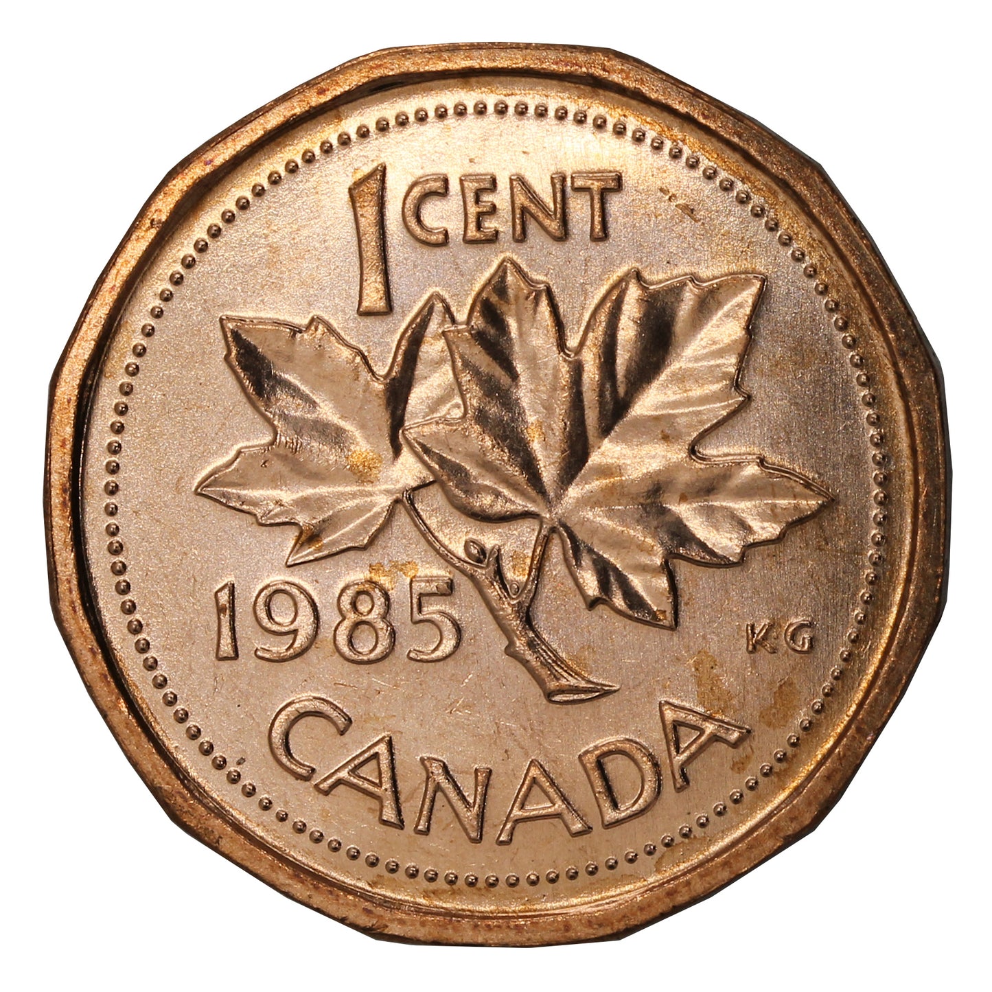 1985 Canada 1-cent Brilliant Uncirculated (MS-63)
