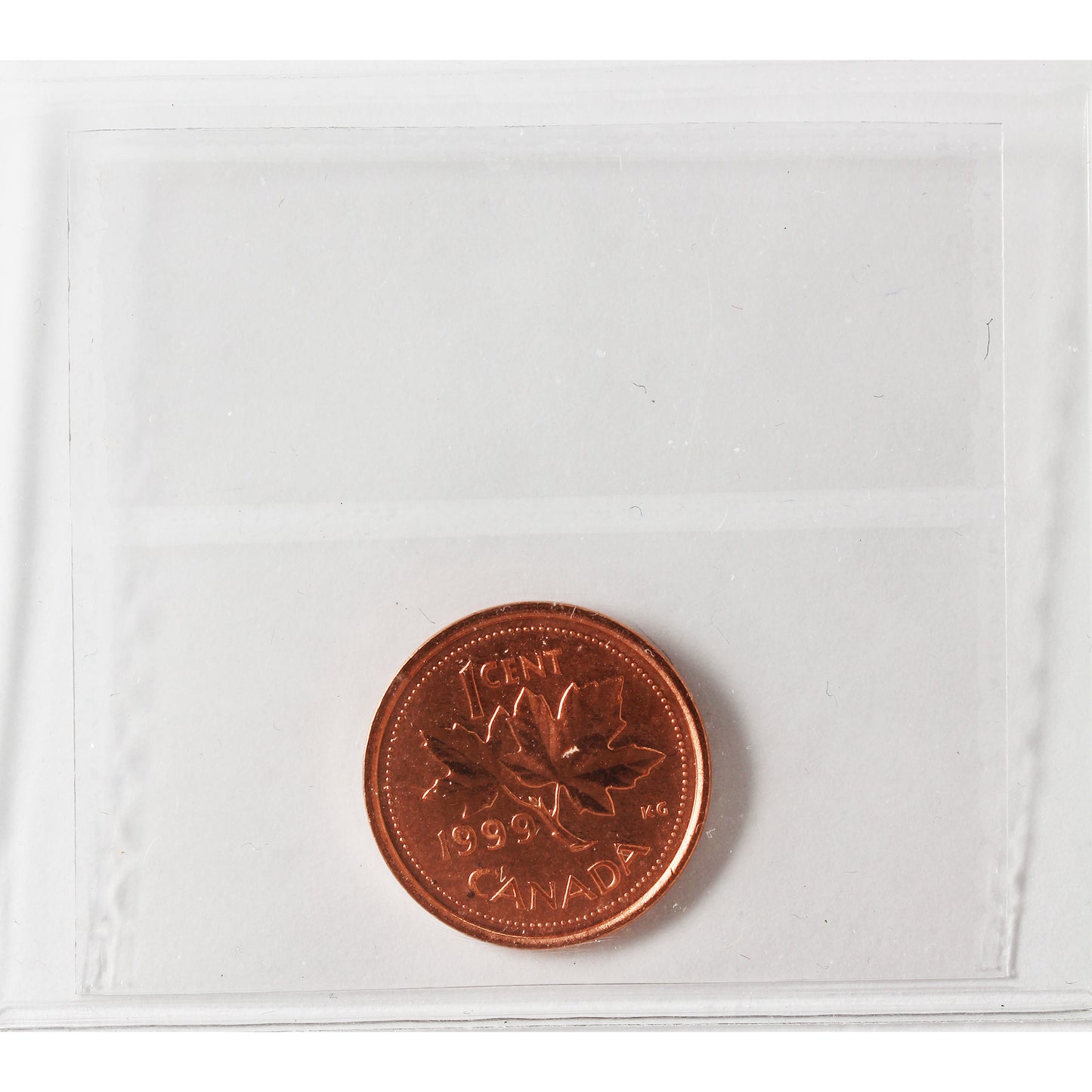 1999 Canada 1-cent ICCS Certified MS66 Red