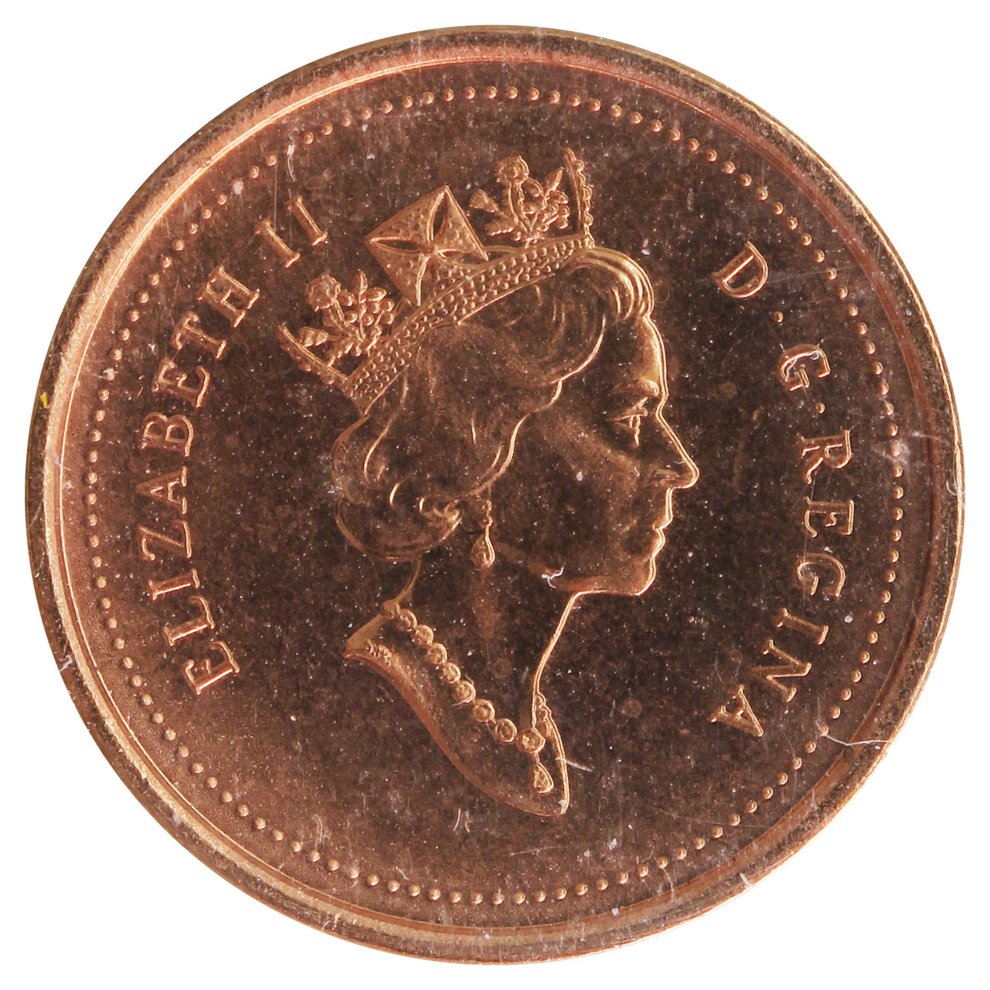 1999 Canada 1-cent ICCS Certified MS66 Red