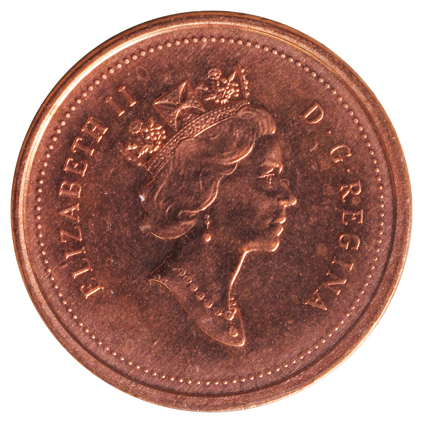 2001 Canada 1-cent ICCS Certified MS66 Red