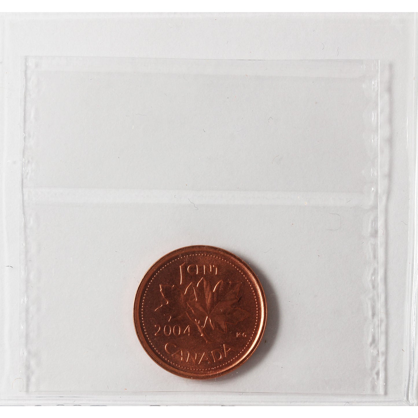 2004 Canada 1-cent ICCS Certified MS66 Red