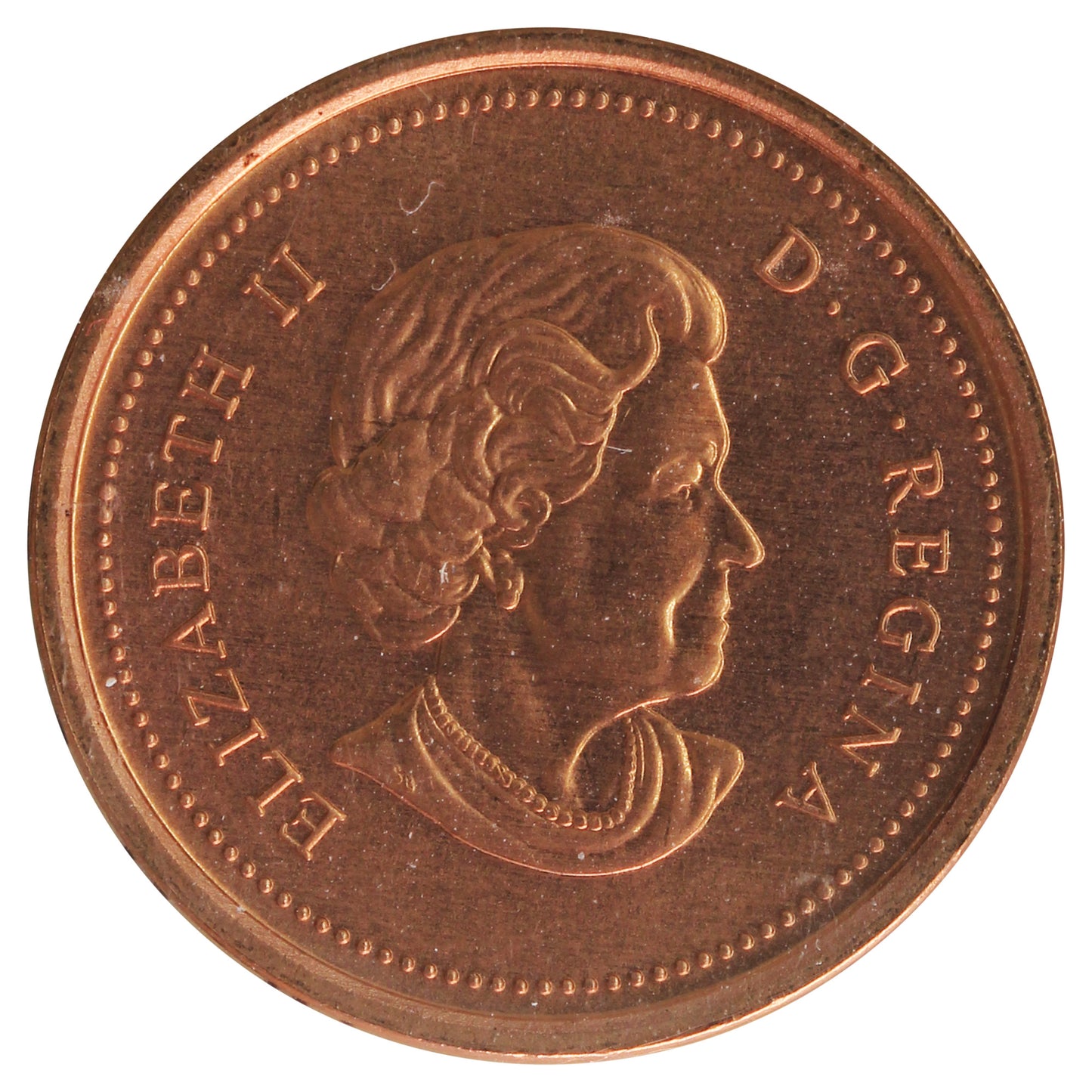 2004 Canada 1-cent ICCS Certified MS66 Red