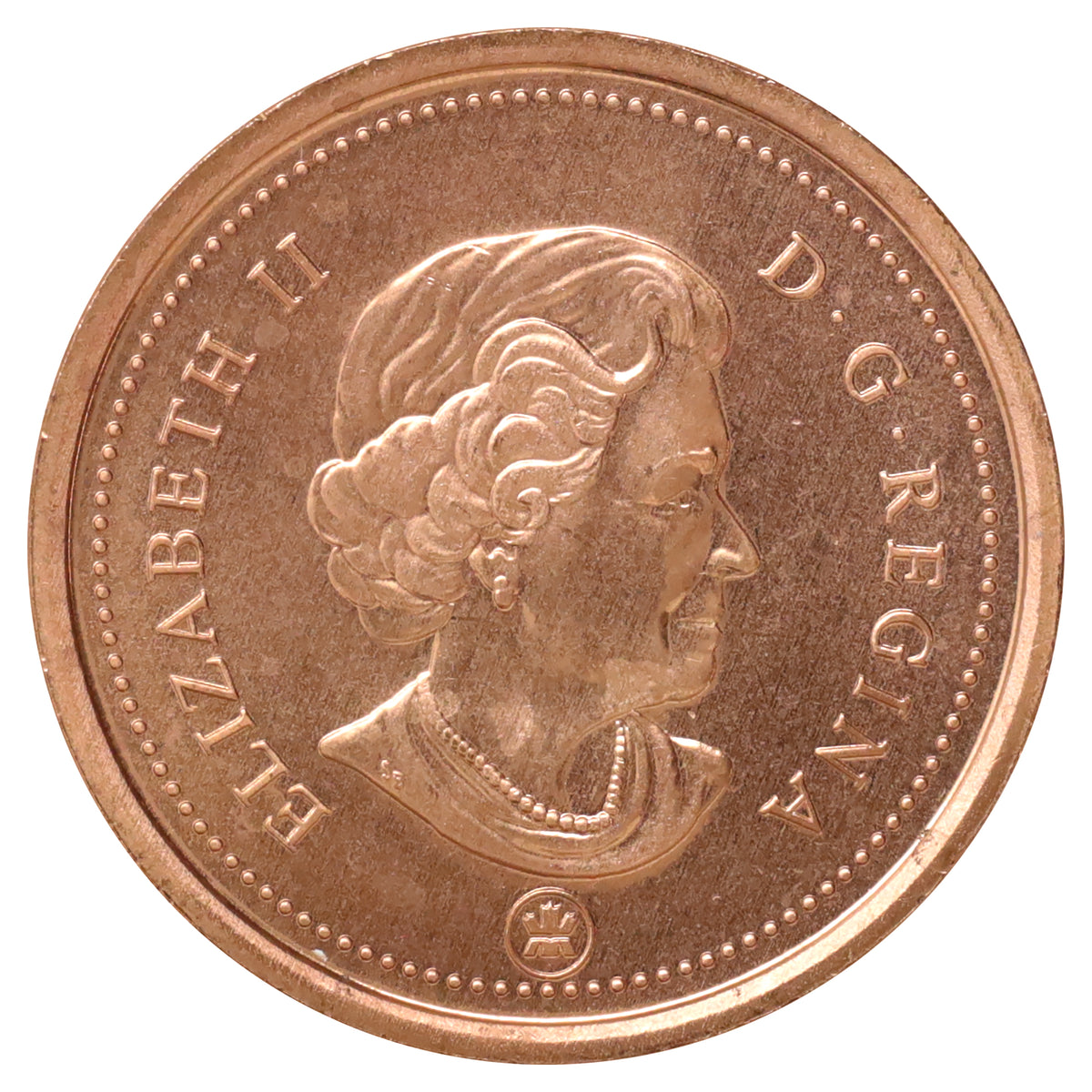2006 Logo Non Magnetic Canada 1-cent Brilliant Uncirculated (MS63)