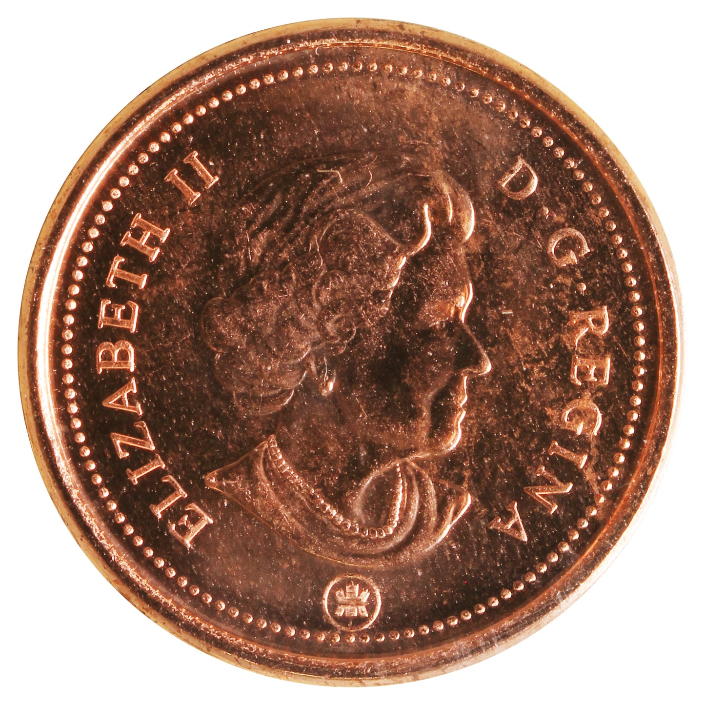 2009 Magnetic Canada 1-cent ICCS Certified MS65 Red