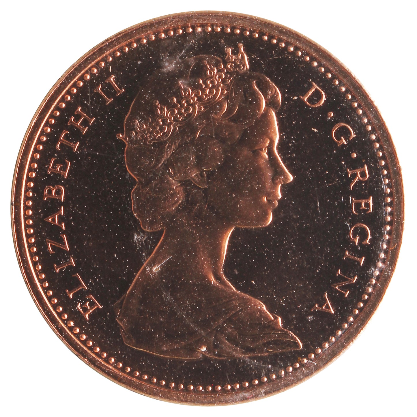 1973 Canada 1-cent ICCS Certified PL-66 Heavy Cameo