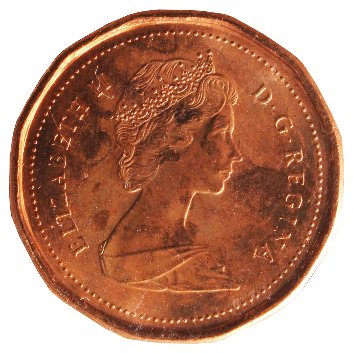 1989 Canada 1-cent ICCS Certified MS64 Red
