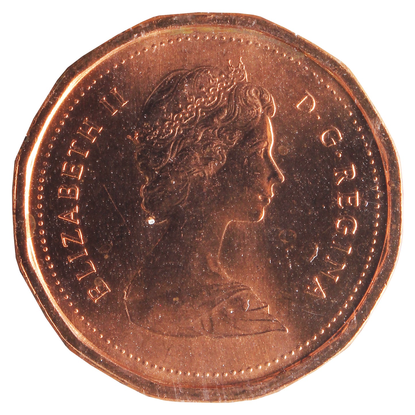 1983 Near Beads Canada 1-cent ICCS Certified MS-64 Red