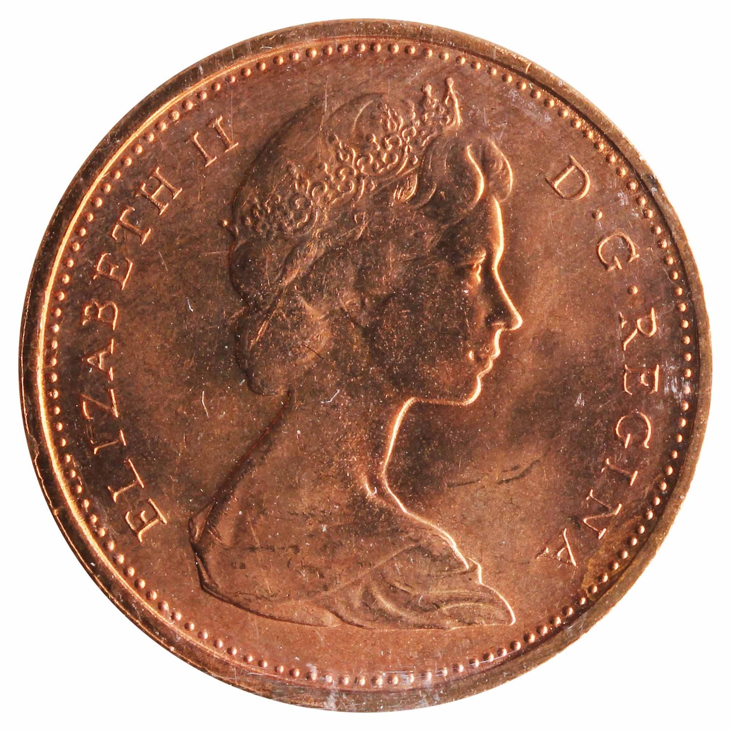1972 Canada 1-cent ICCS Certified MS-65 Red