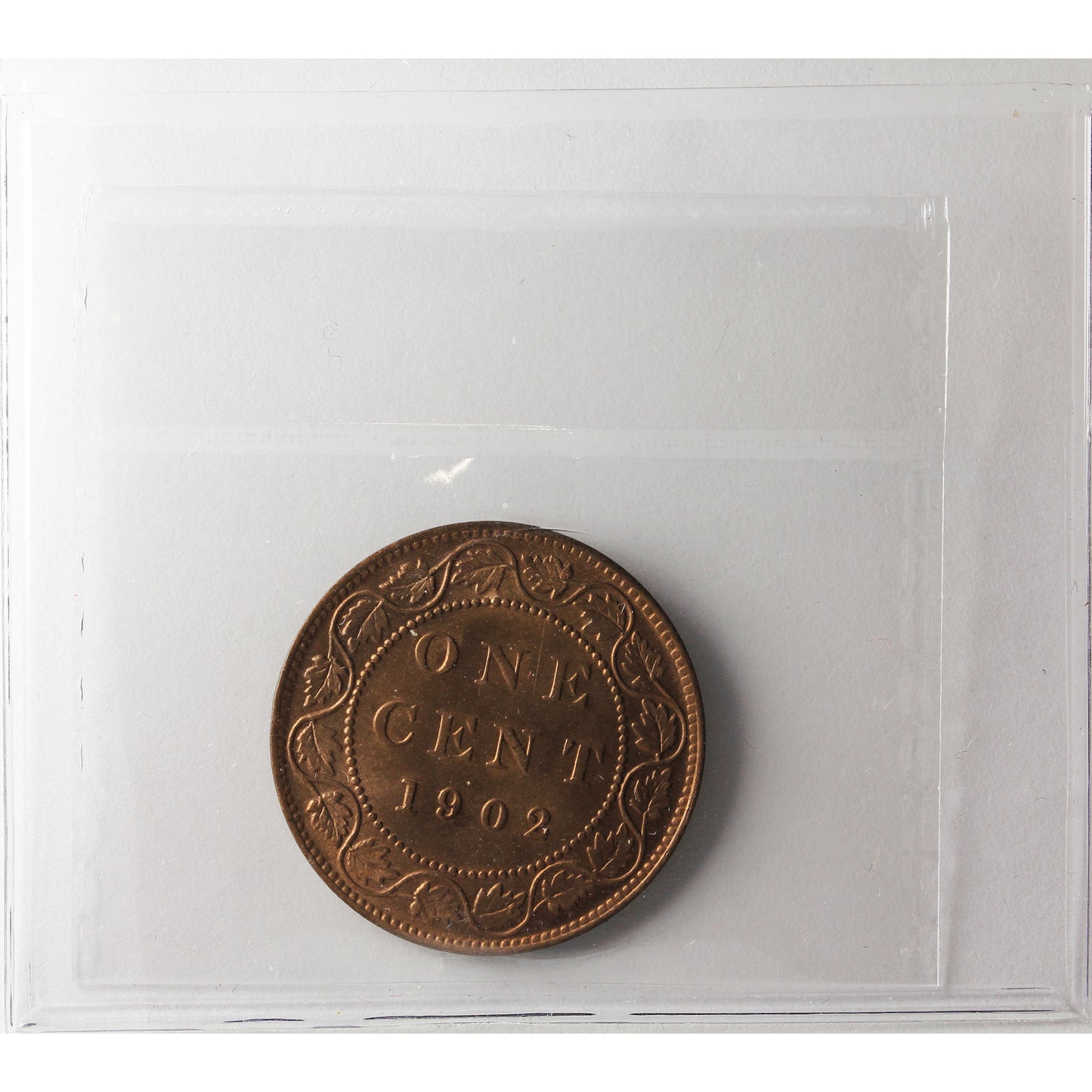1902 Canada 1-cent ICCS Certified MS-65 Red (XJX 129)