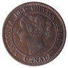 1859 Wide 9/8 Canada 1-cent ICCS Certified AU55