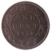 1859 Wide 9/8 Canada 1-cent ICCS Certified AU55
