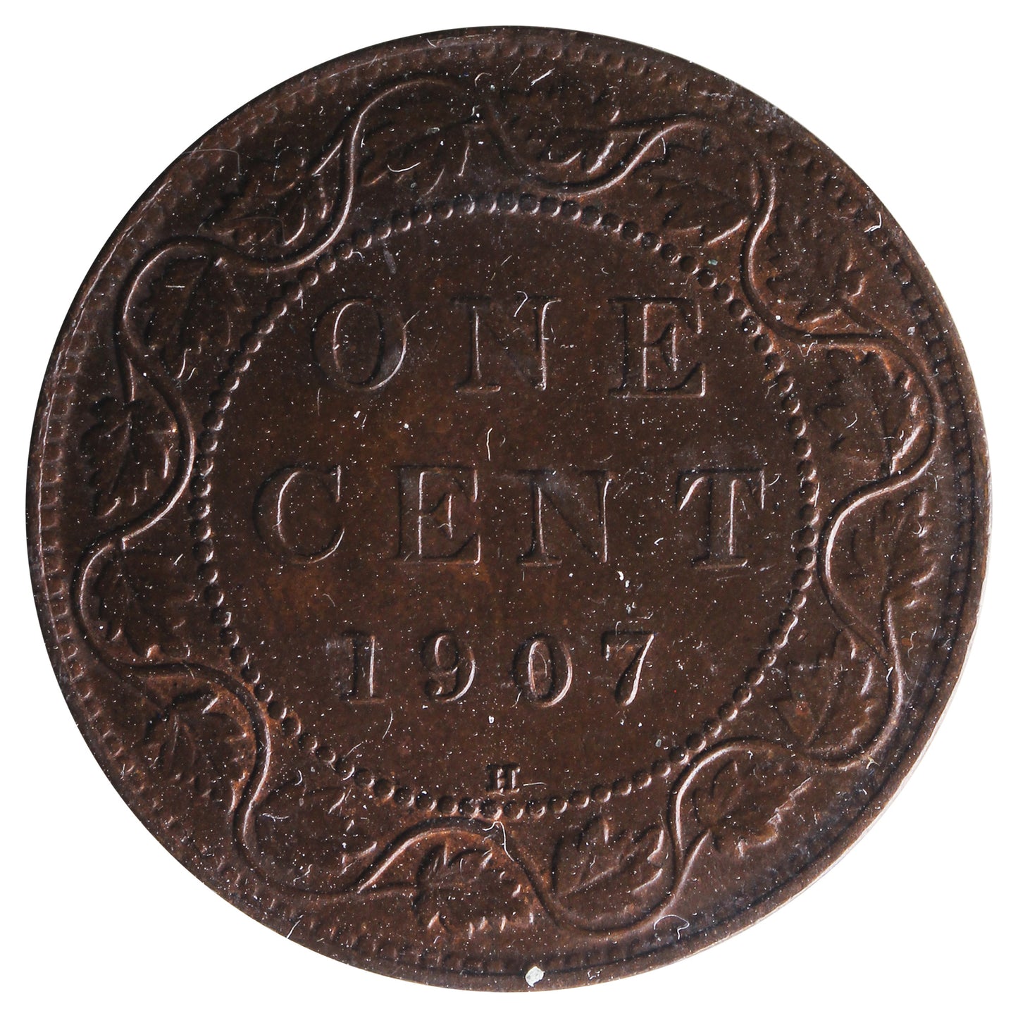 1907H Canada 1-cent ICCS Certified MS60 Brown (XAJ 976)