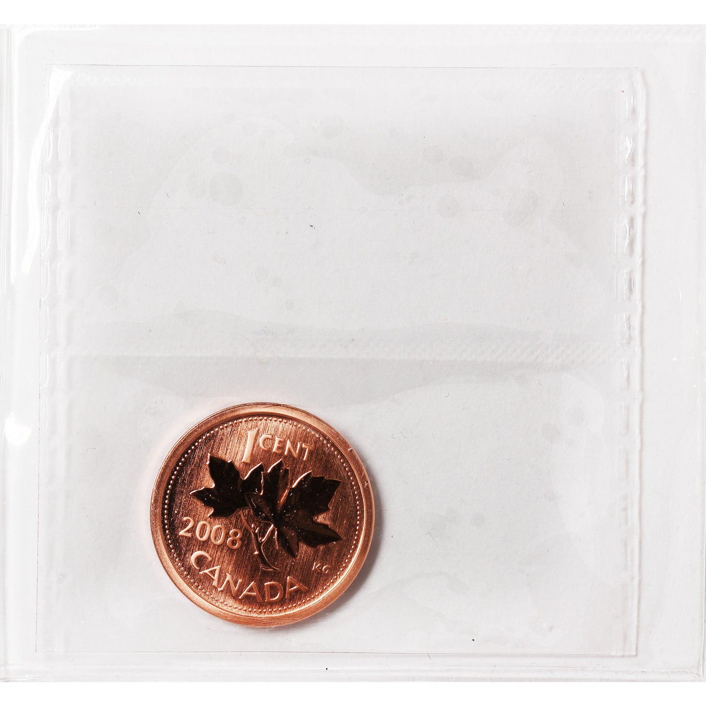 2008 Magnetic Canada 1-cent ICCS Certified SP67 Red