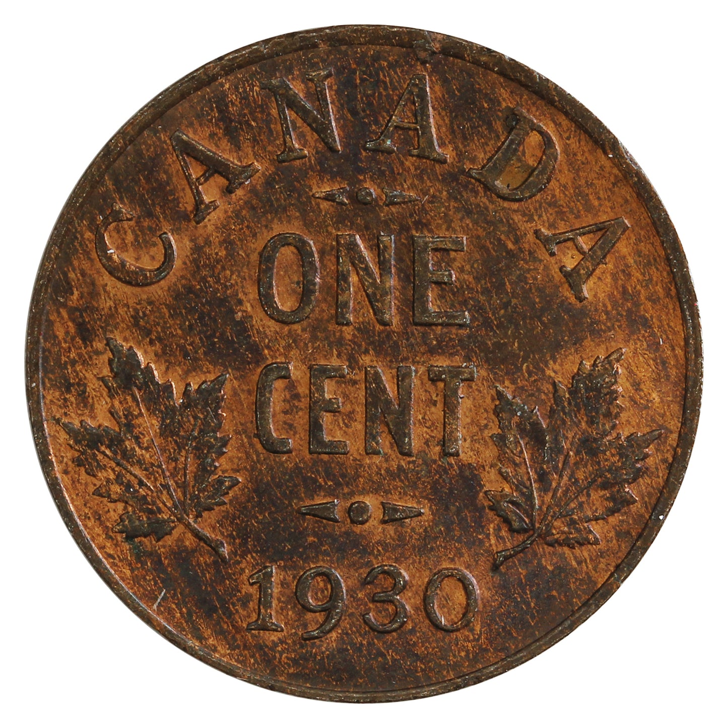 1930 Canada 1-cent UNC+ (MS62) $