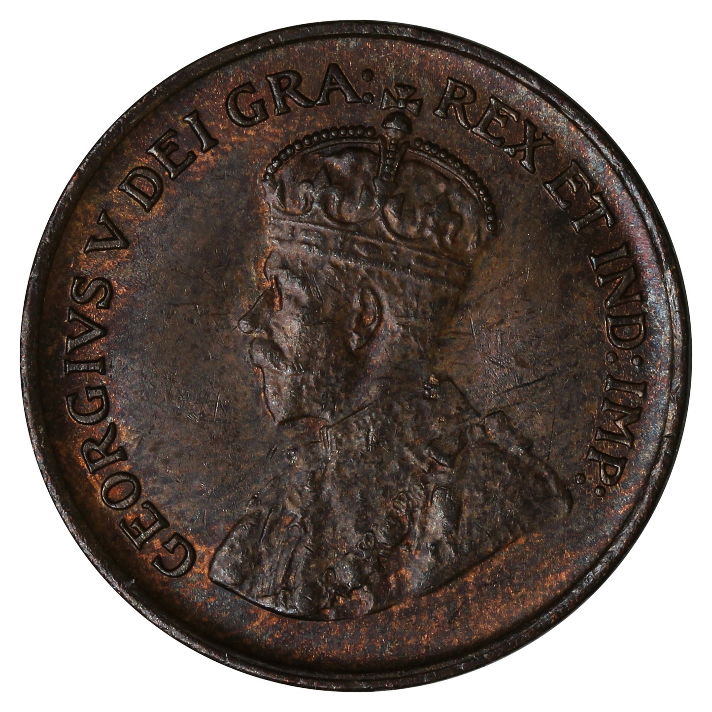 1936 Canada 1-cent Brilliant Uncirculated (MS63) Lustrous Brown