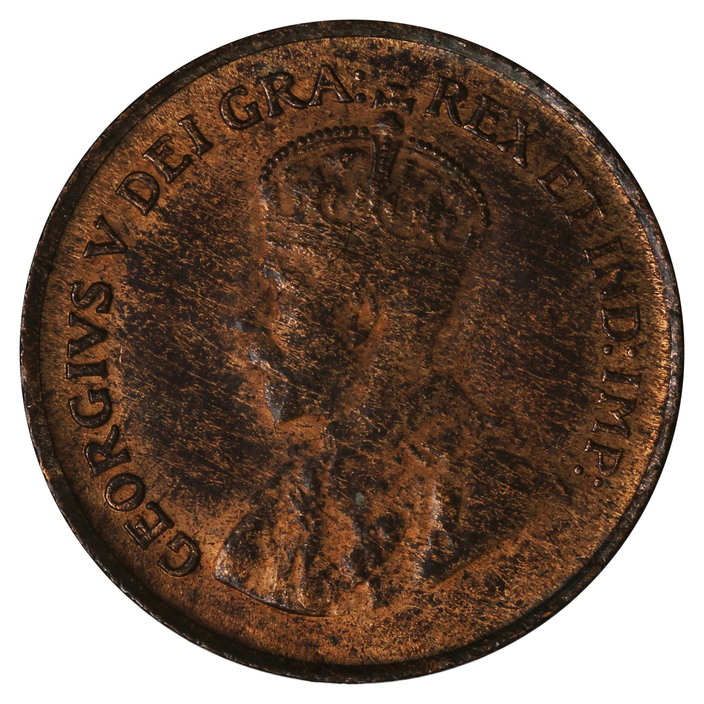 1920 Small Canada 1-cents Brilliant Uncirculated (MS63) R&B