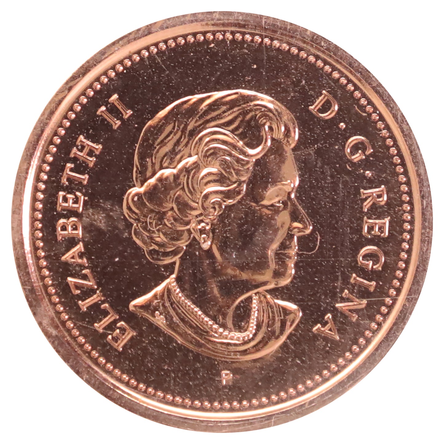 2005P Magnetic Canada 1-cent ICCS Certified MS67 Red; NBU