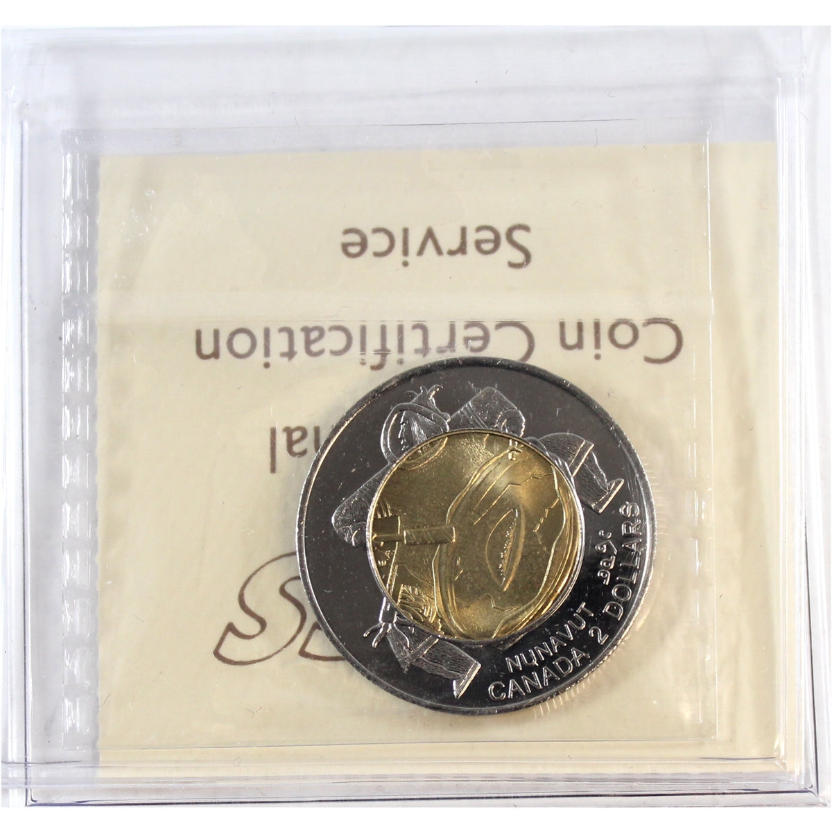 1999 Nunavut Canada Two Dollar ICCS Certified MS66