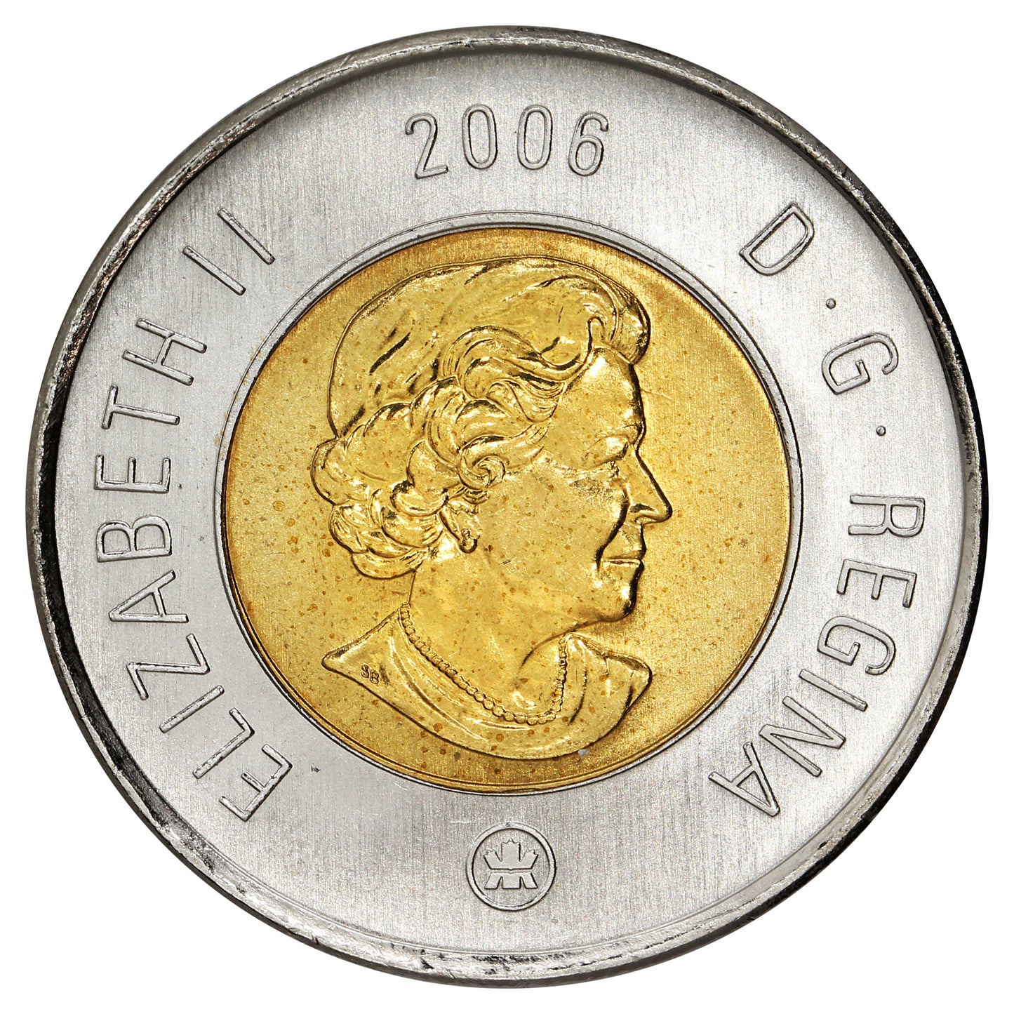 2006 Logo Single Date Canada Two Dollar Brilliant Uncirculated (MS63)