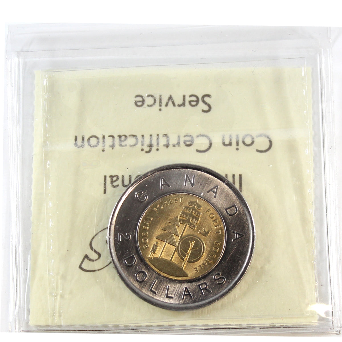 2011 Boreal Forest Canada Two Dollar ICCS Certified MS66