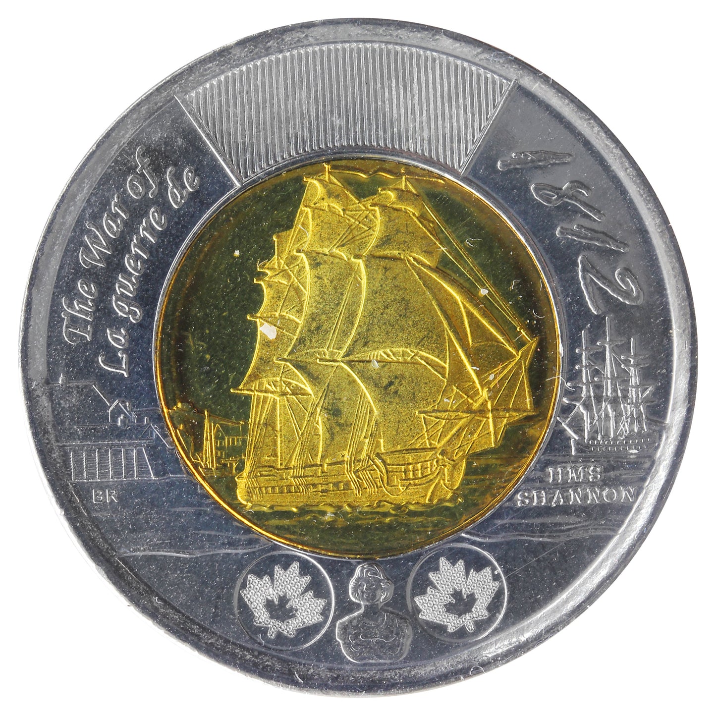 2012 HMS Shannon Canada Two Dollar ICCS Certified MS65