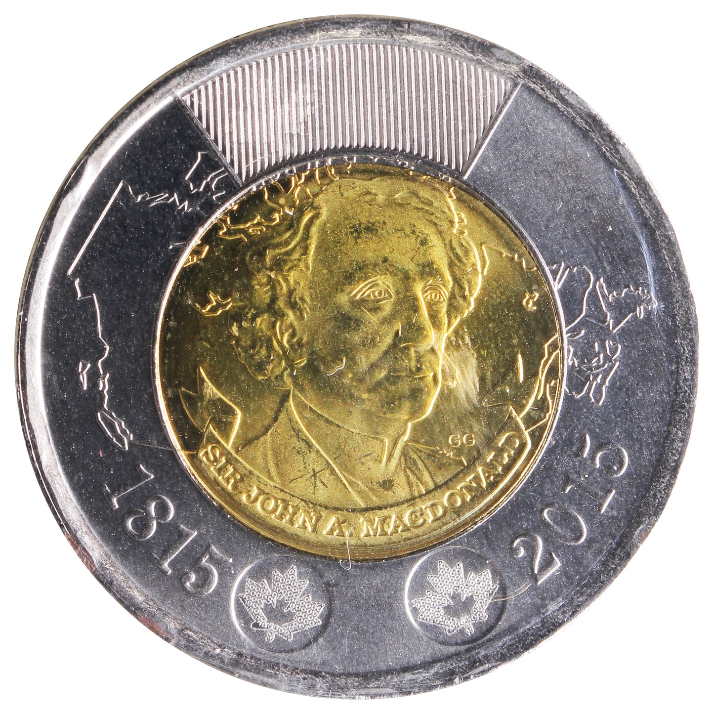 2015 John A. MacDonald Canada Two Dollar ICCS Certified MS65
