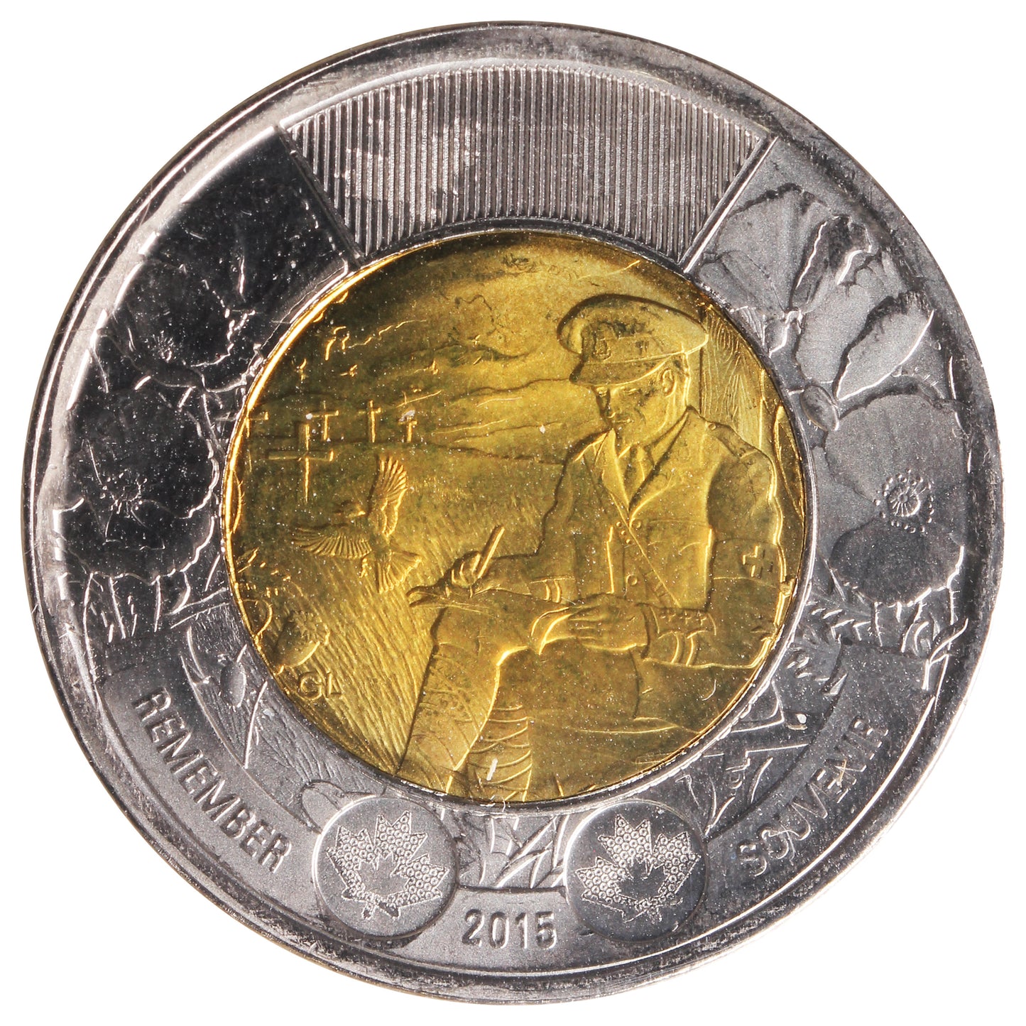 2015 John McCrae Canada Two Dollar ICCS Certified MS66