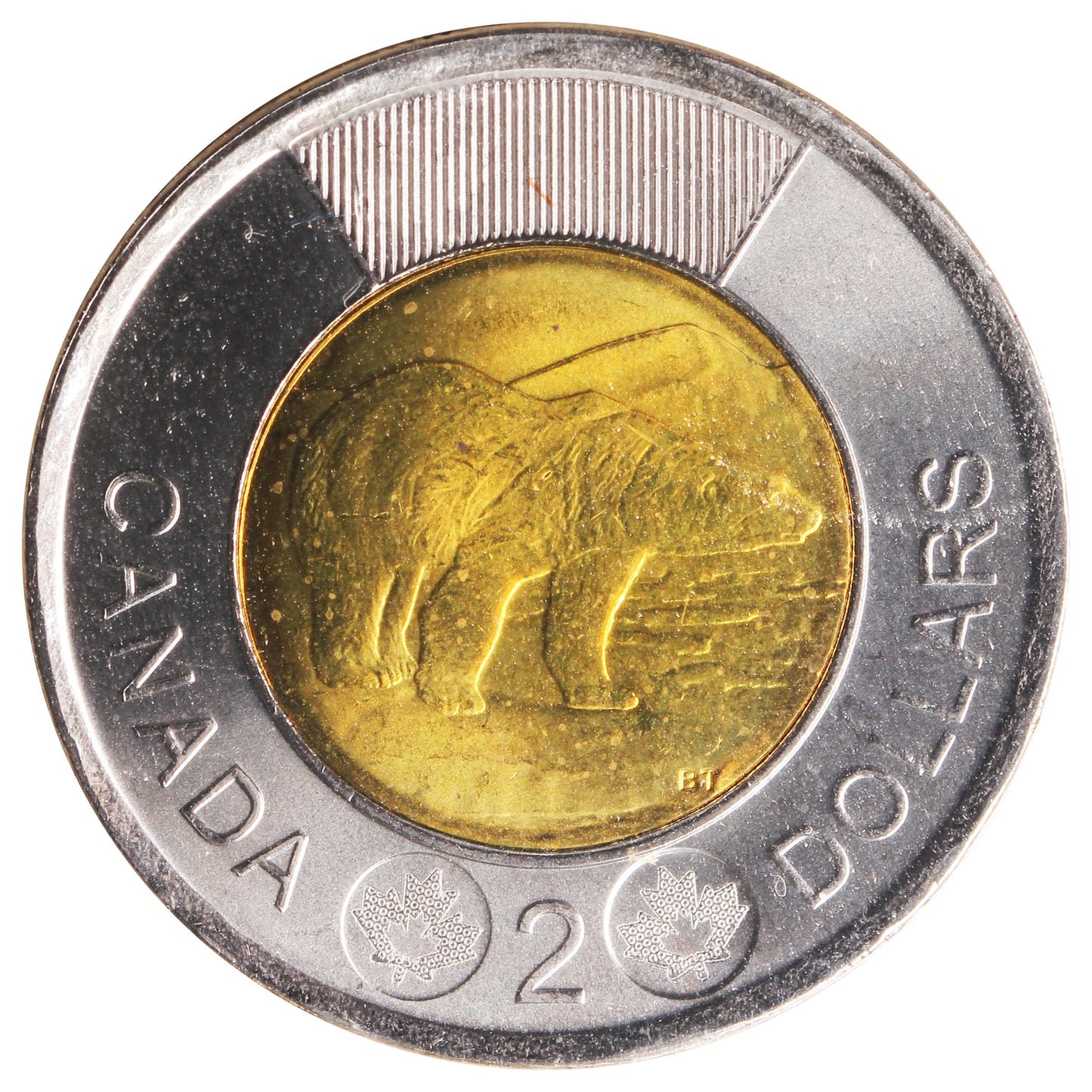 2015 Polar Bear Canada Two Dollar ICCS Certified MS65