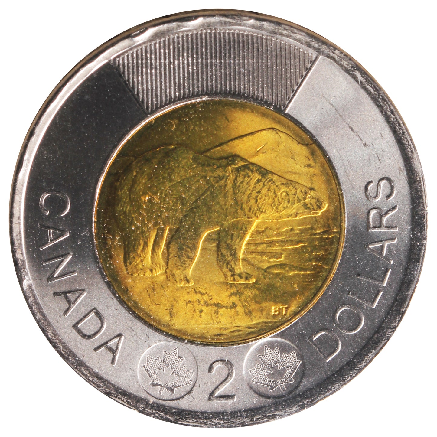 2015 Polar Bear Canada Two Dollar ICCS Certified MS66