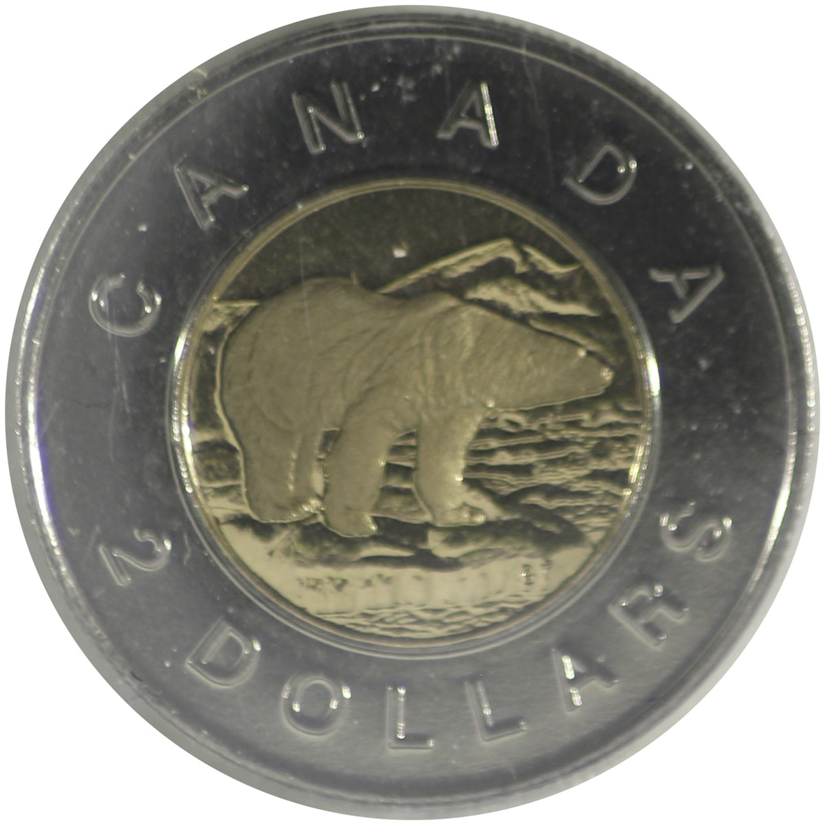 1999 Polar Bear Canada Two Dollar ICCS Certified MS65 NBU