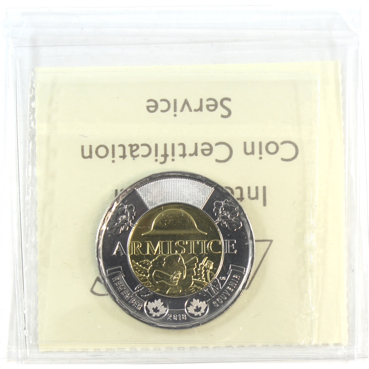 2018 Armistice Canada Two Dollar ICCS Certified MS65