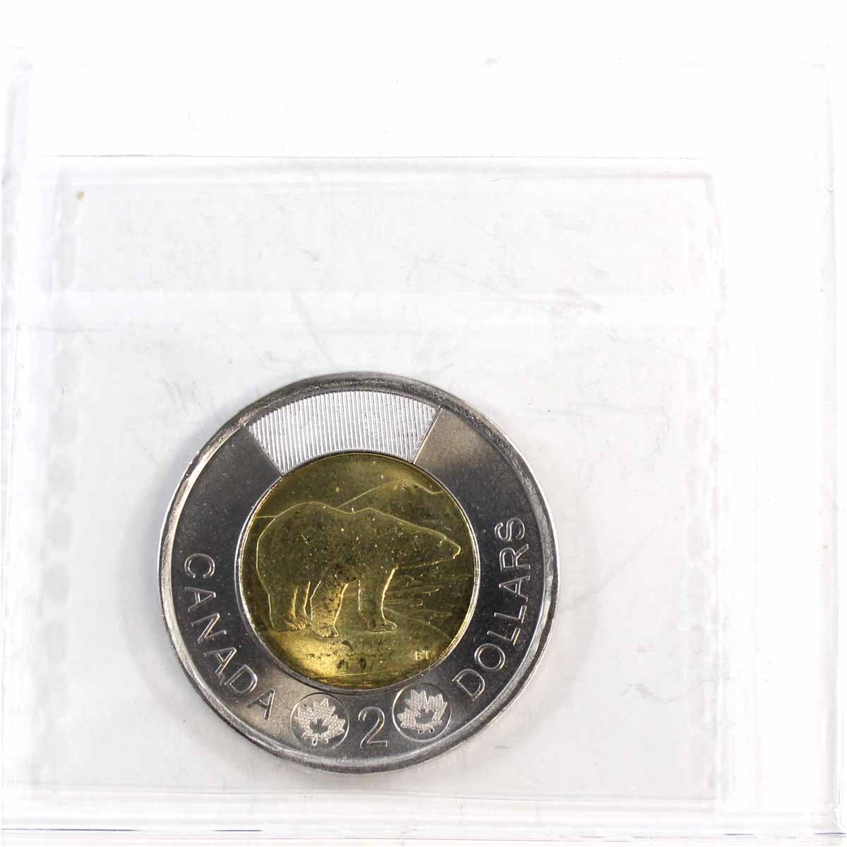 2017 Polar Bear Canada Two Dollar ICCS Certified MS65