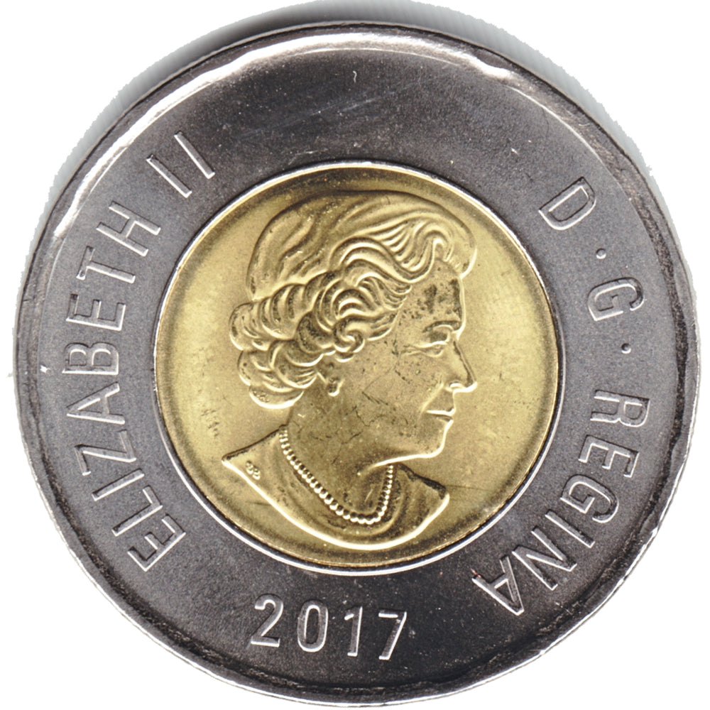 2017 Polar Bear Canada Two Dollar Brilliant Uncirculated (MS-63)