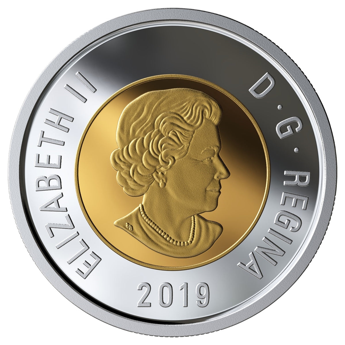 2019 Canada Two Dollar Coloured Silver Proof$ (No Tax)