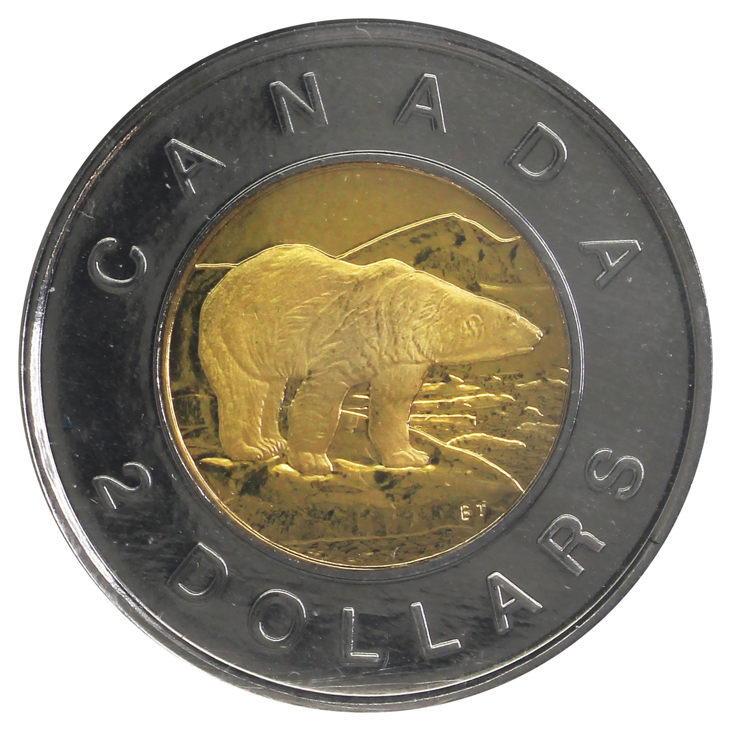 2003W New Effigy Polar Bear Canada Two Dollar ICCS MS66 NBU
