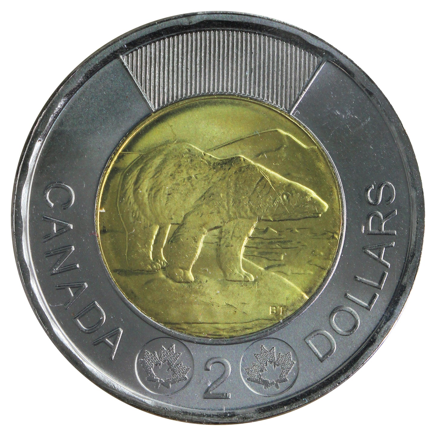 2023 KCIII Polar Bear Canada Two Dollars ICCS Certified MS66