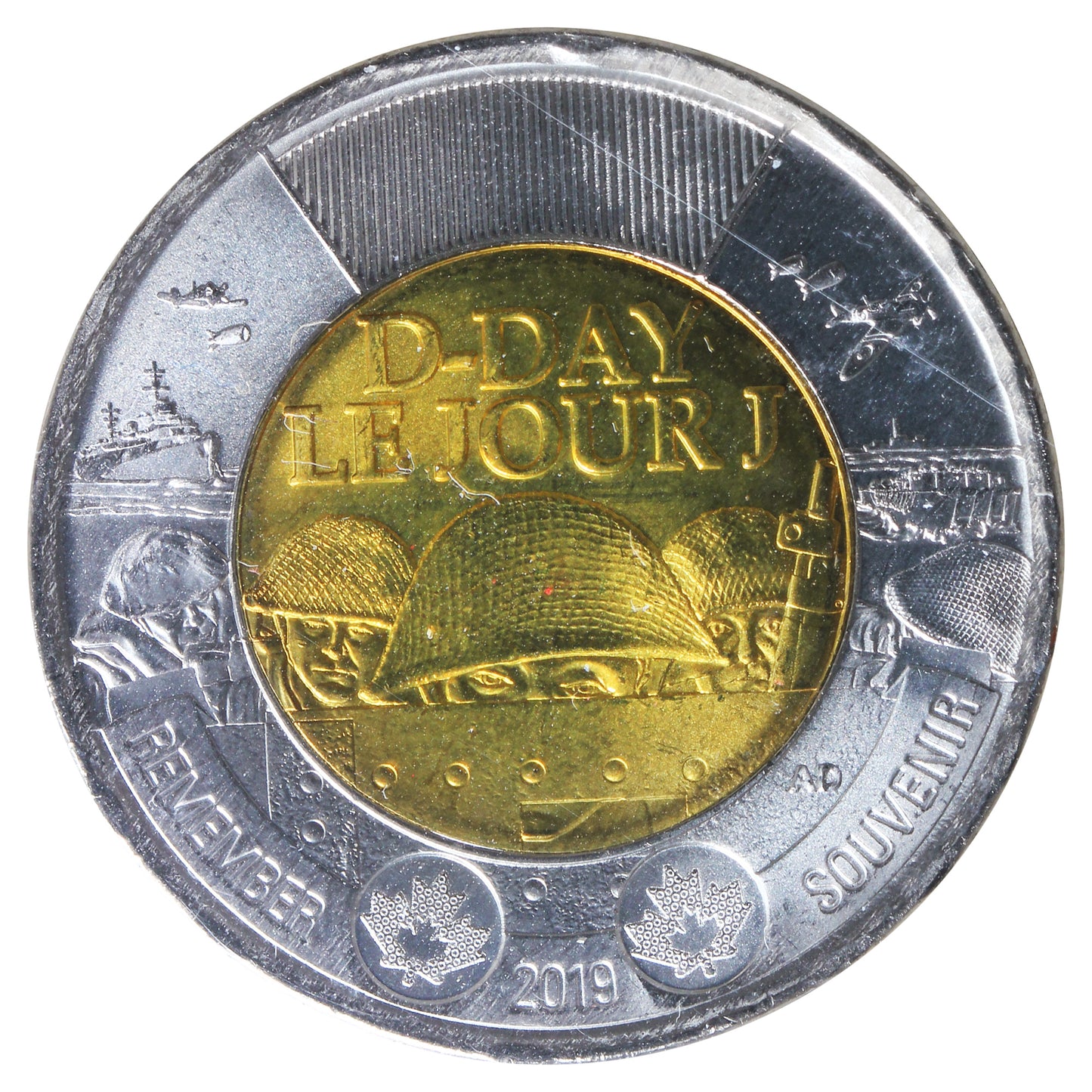 2019 D-Day Canada Two Dollar ICCS Certified MS-64