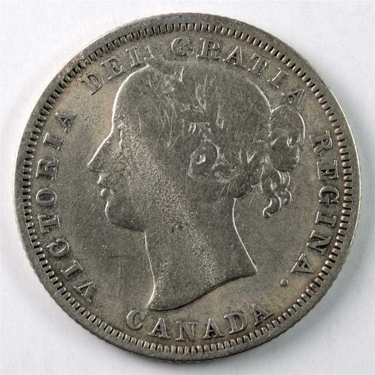 1858 Coinage Canada 20-cents G-VG (G6) $