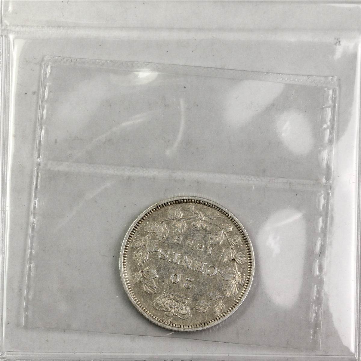 1858 Coinage Canada 20-cents ICCS Certified VF30