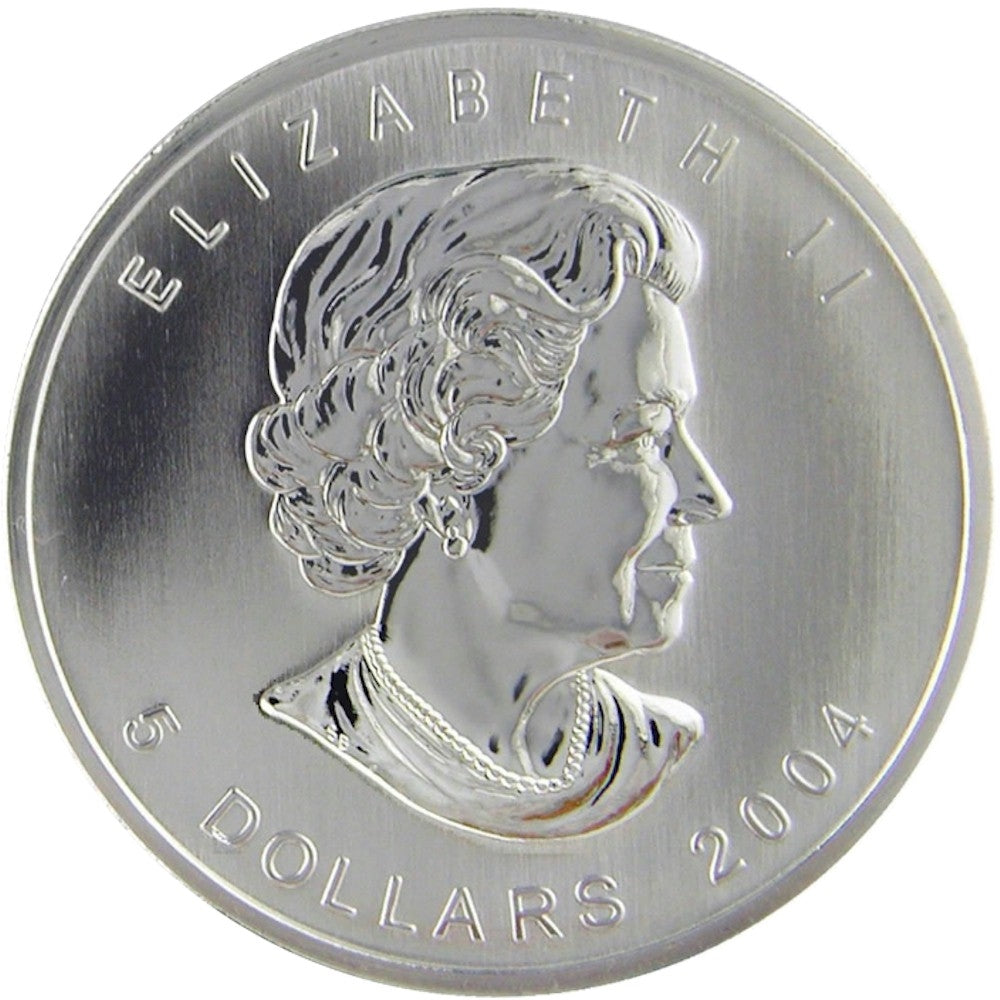2004 Canada $5 Coloured Silver Maple Leaf (TAX Exempt)