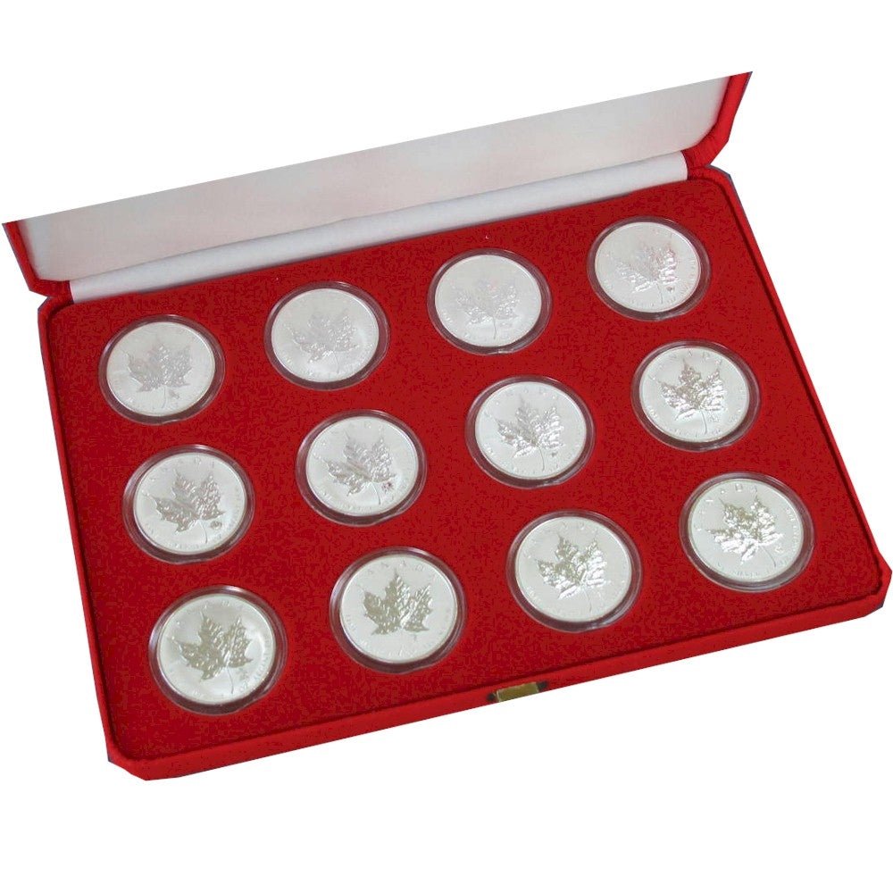 2004 Canada $5 Zodiac Privy Mark 12-coin SML set (No Tax)